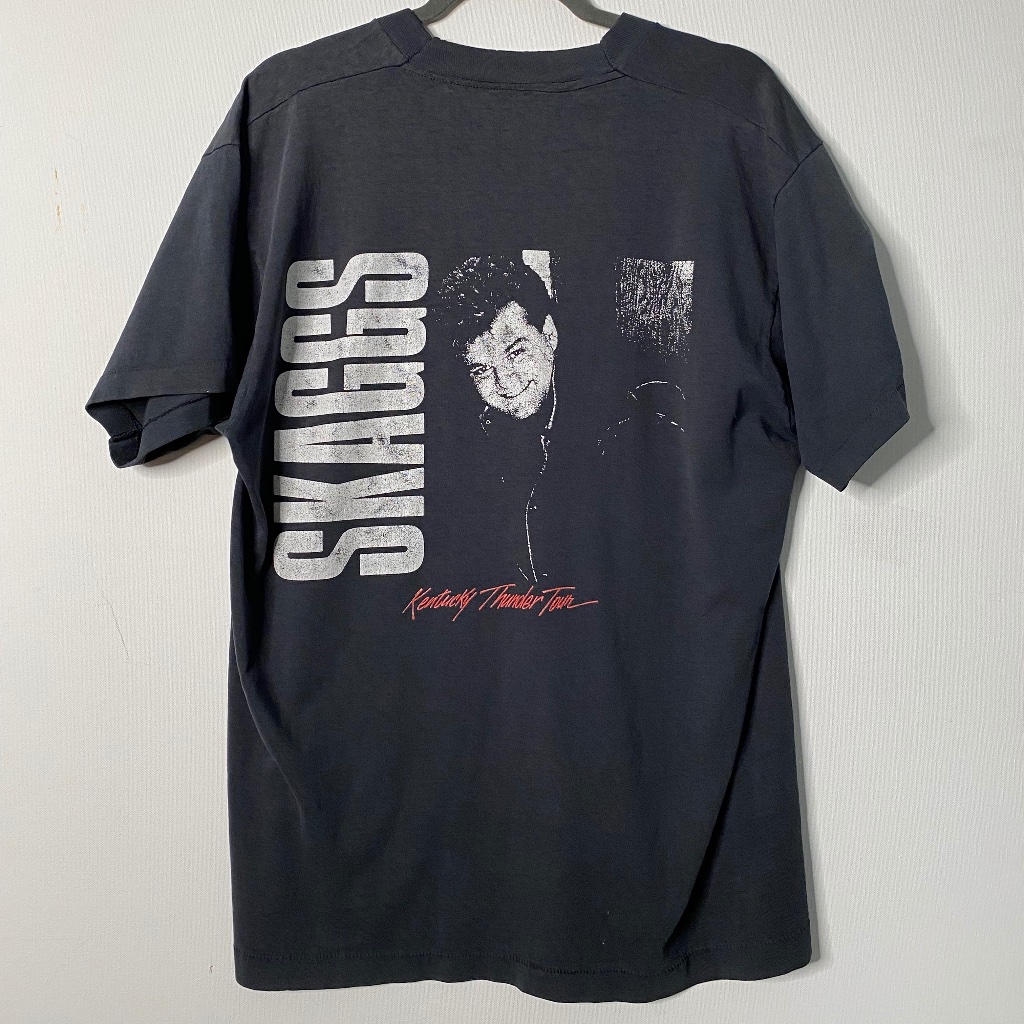 Rare Ricky Skaggs Kentucky Thunder Tour Shirt Black S